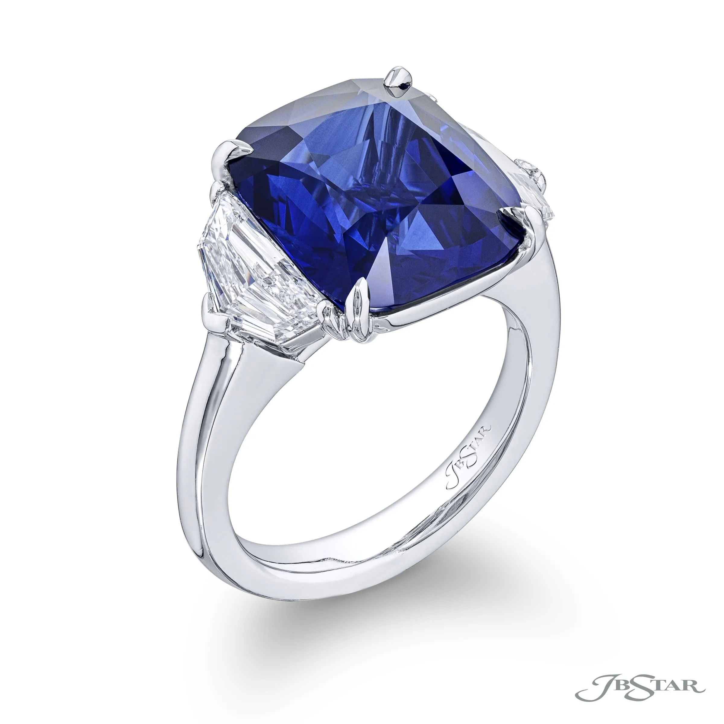 Magnificent 11 Carat Sapphire and Diamond ring