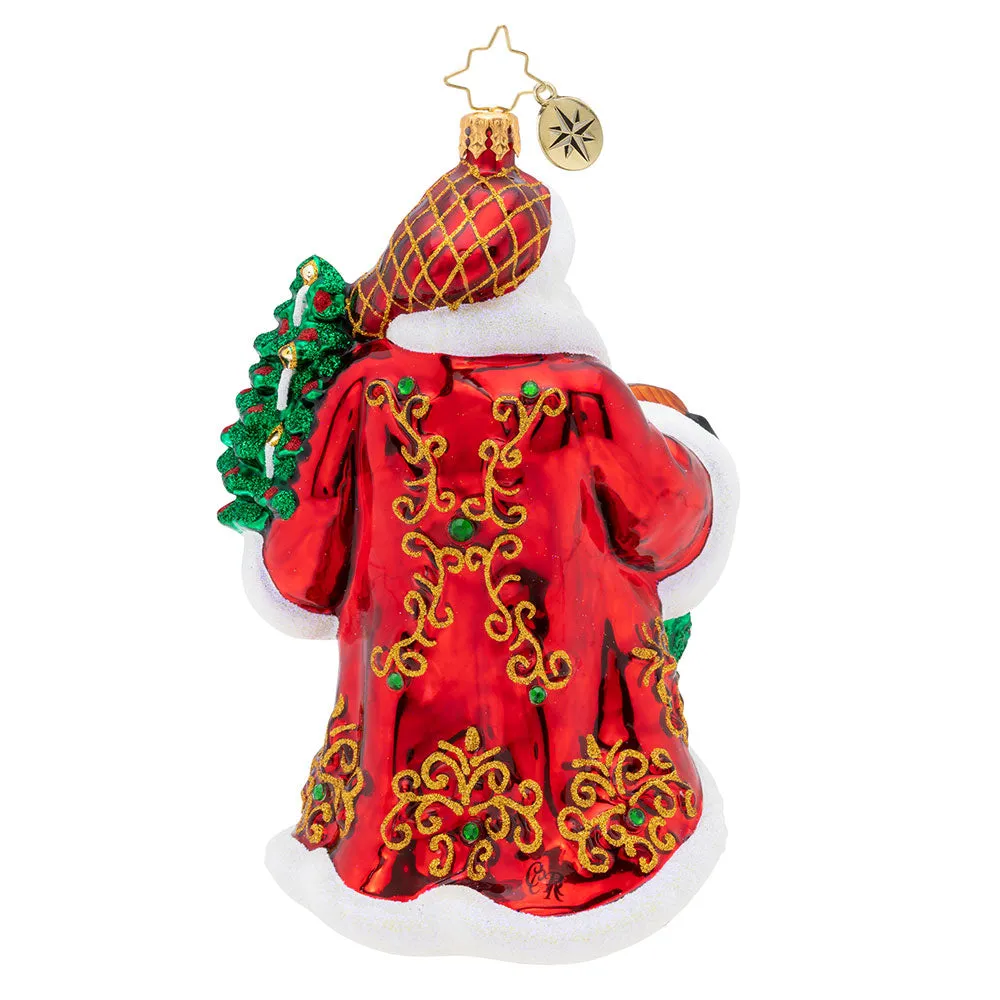 Magnificent Santa Ornament, 1019696, Christopher Radko
