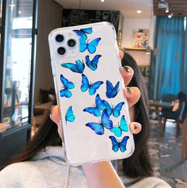 Mariposa Azul Phone Case For iPhone