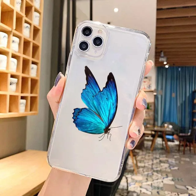 Mariposa Azul Phone Case For iPhone
