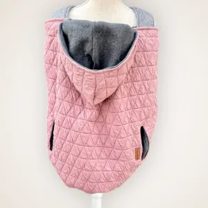 Mauve Quilted Triangles - Sweater Knit Carrier Cover