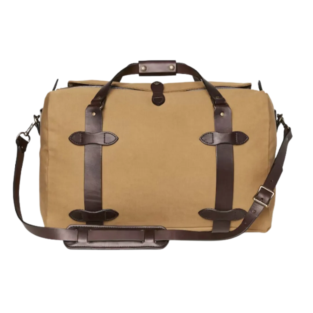 Medium Duffle in Rugged Twill - Tan