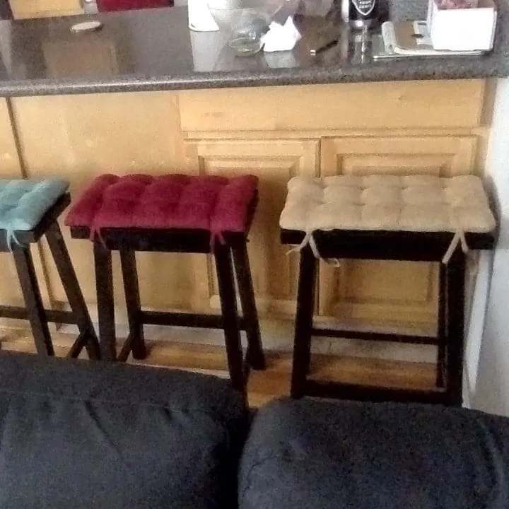 Micro-Suede Camel Saddle Stool Cushions - Gaucho Stool  / Satori Seat Cushions