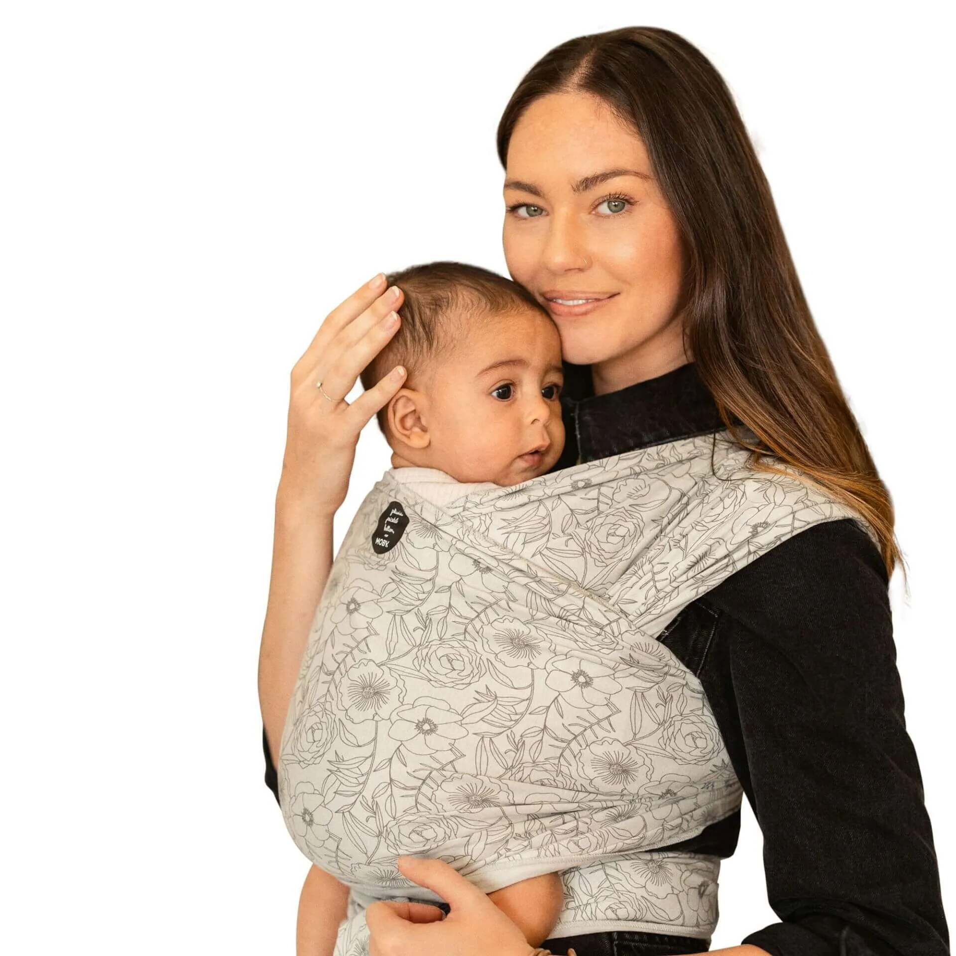 Moby Classic Baby Wrap (Seaside Poppies)