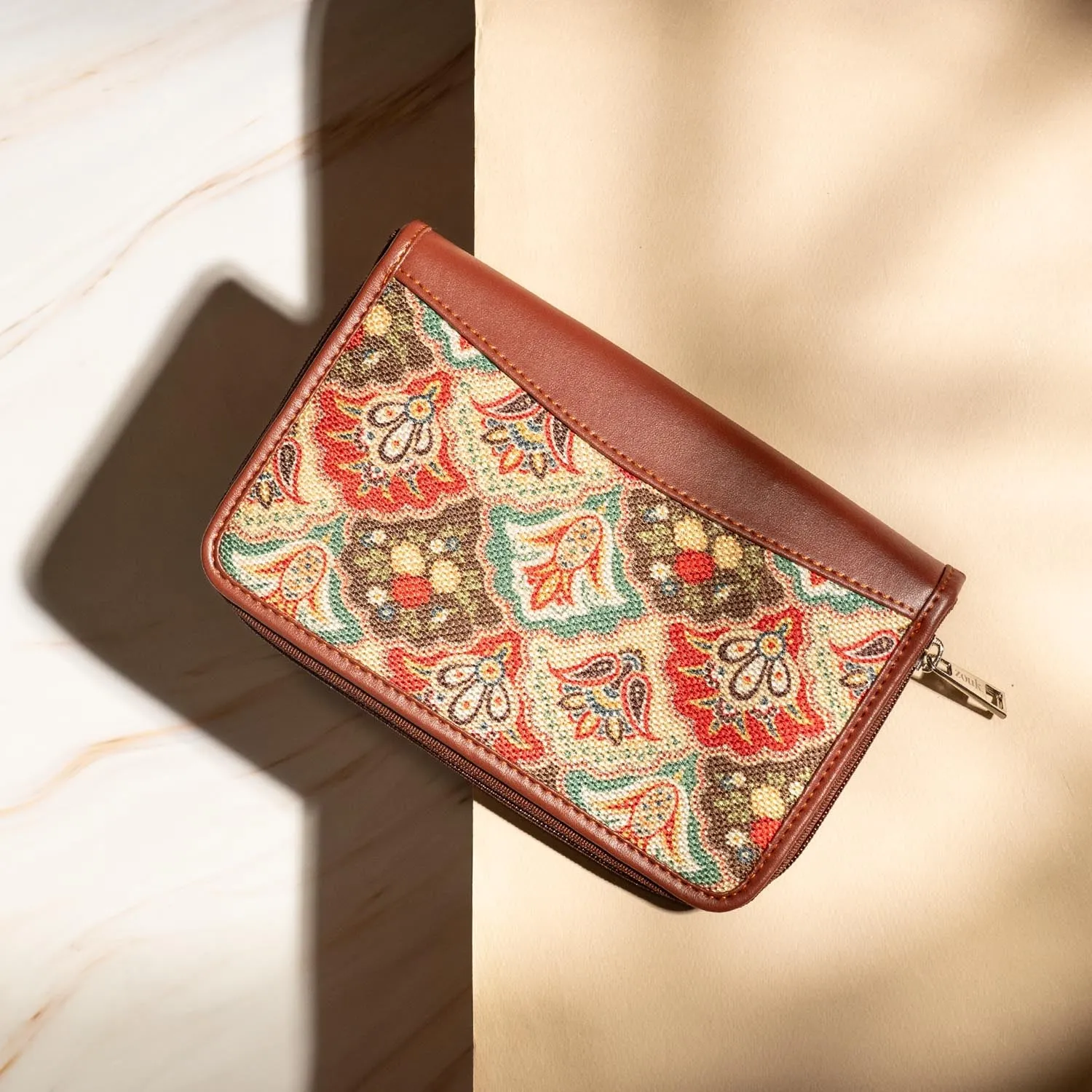 Mughal Art Multicolor- Office Bag & Chain Wallet Combo