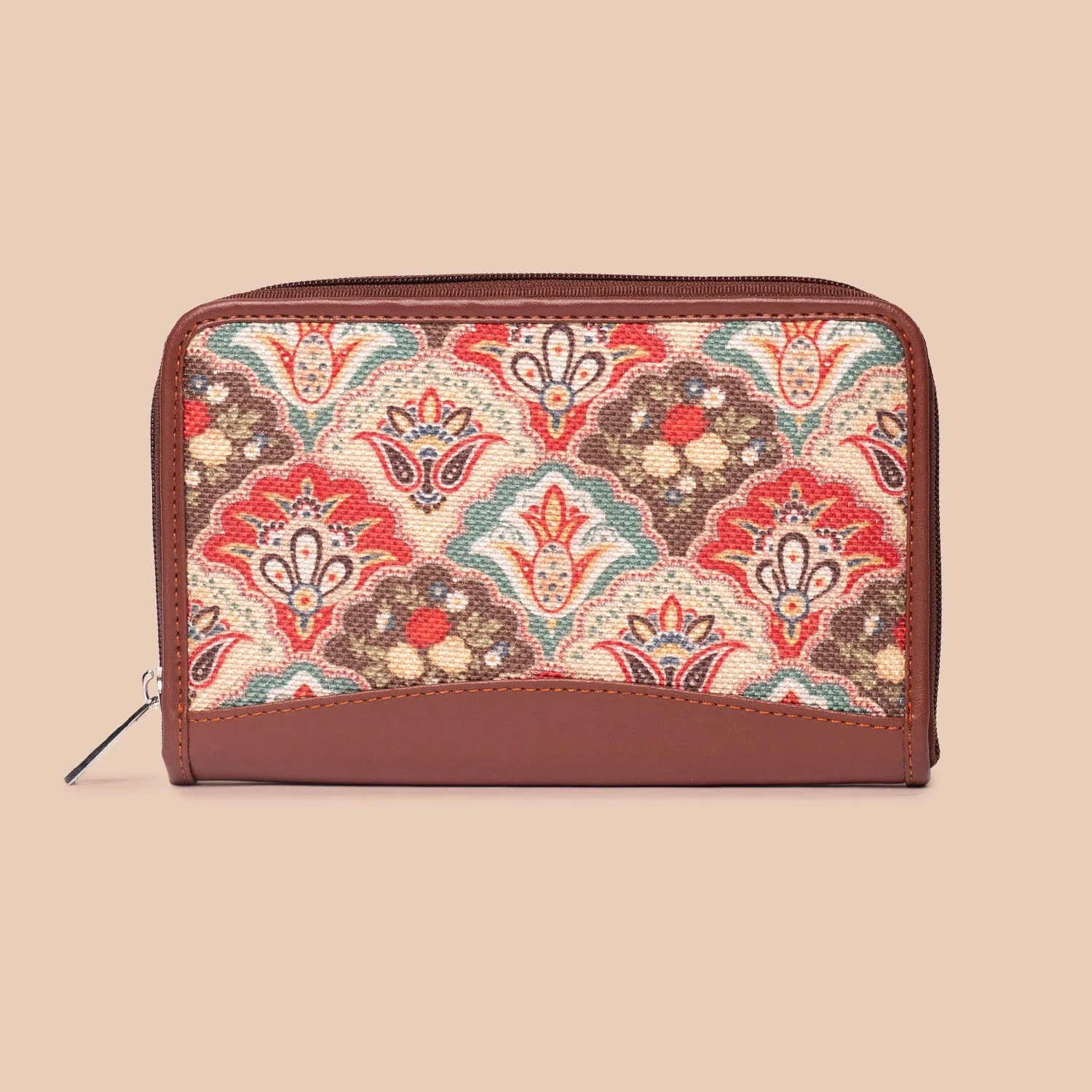 Mughal Art Multicolor- Office Bag & Chain Wallet Combo