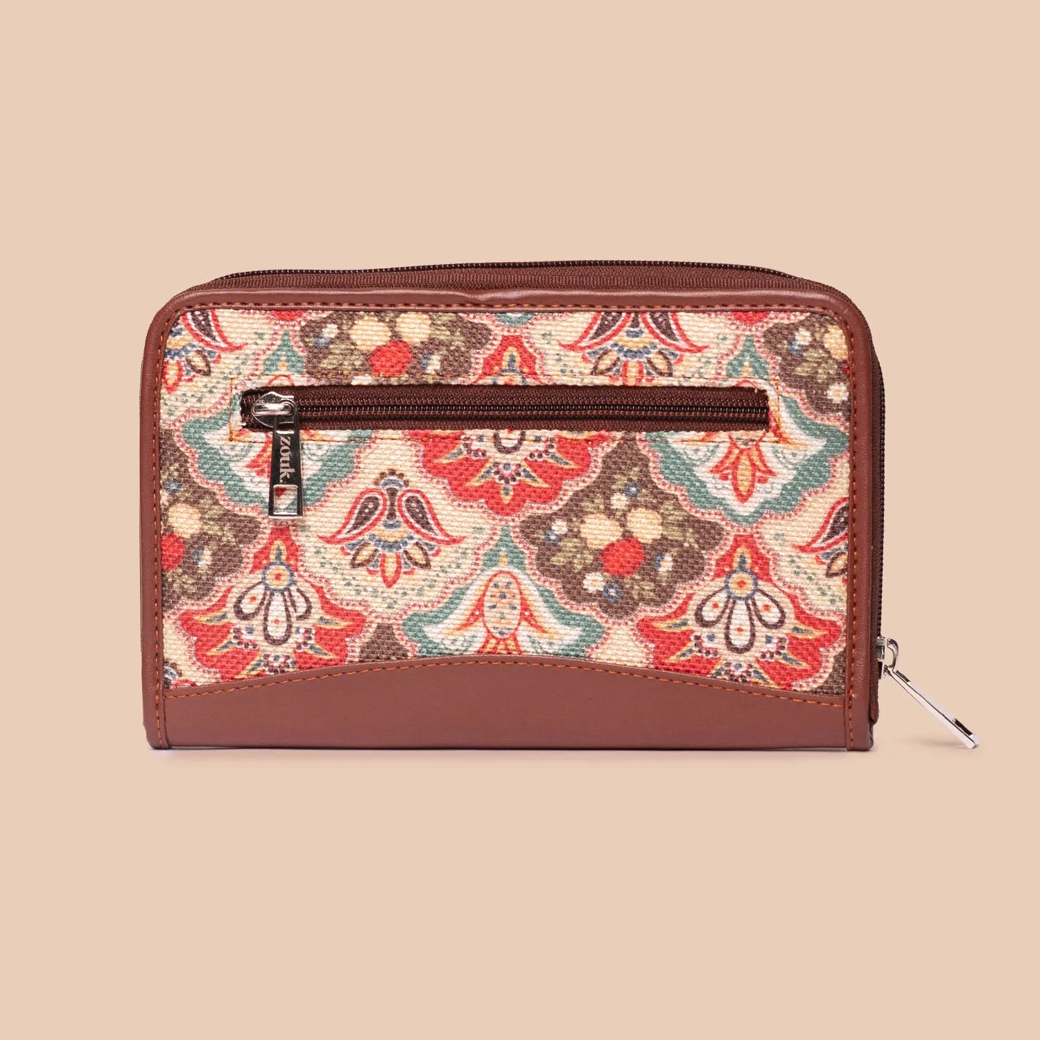 Mughal Art Multicolor- Office Bag & Chain Wallet Combo