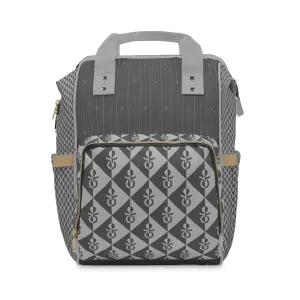 Multifunctional Diaper Backpack - Elegant Grey
