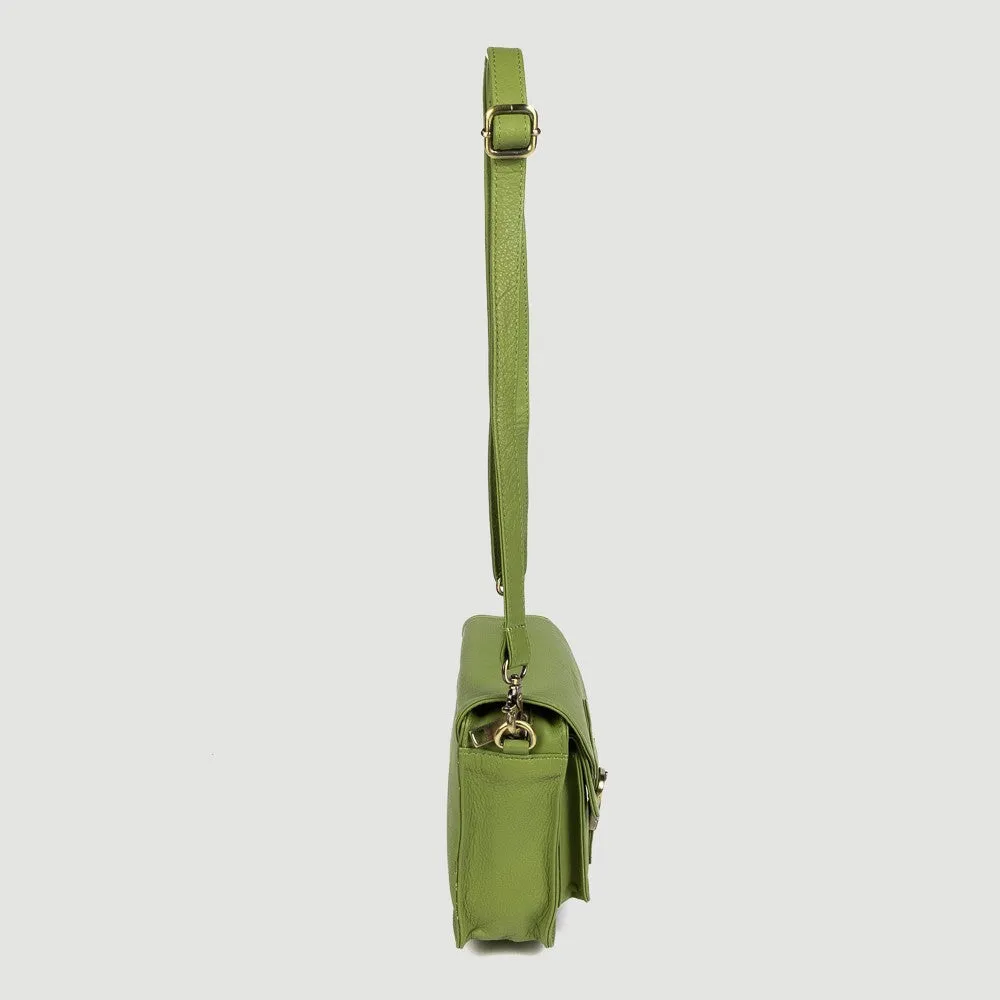 Natural leather purse