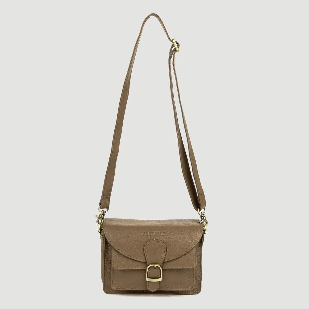 Natural leather purse