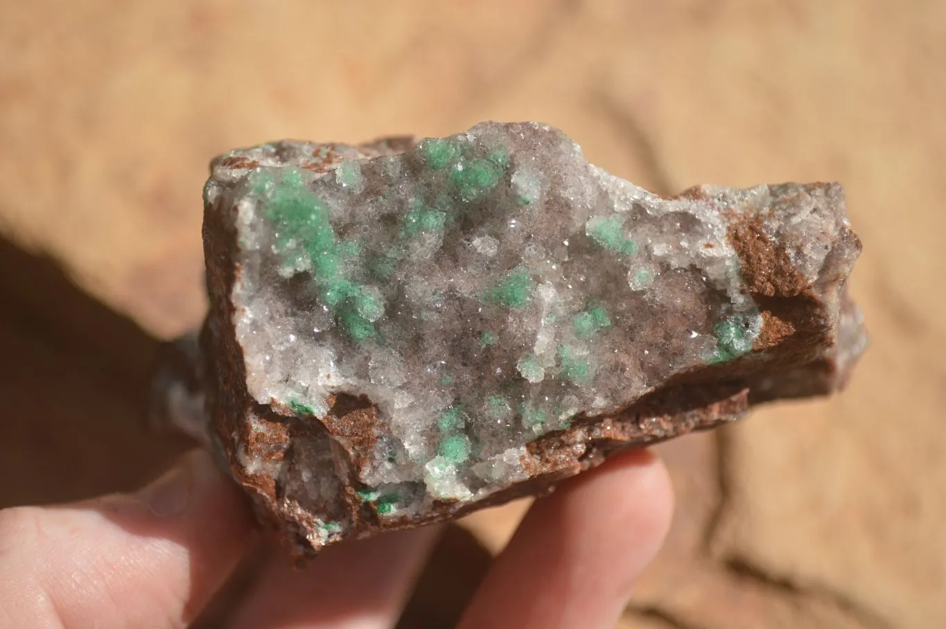 Natural Rare Ball Malachite On Drusy Quartz & Dolomite Matrix  x 3 From Likasi, Congo