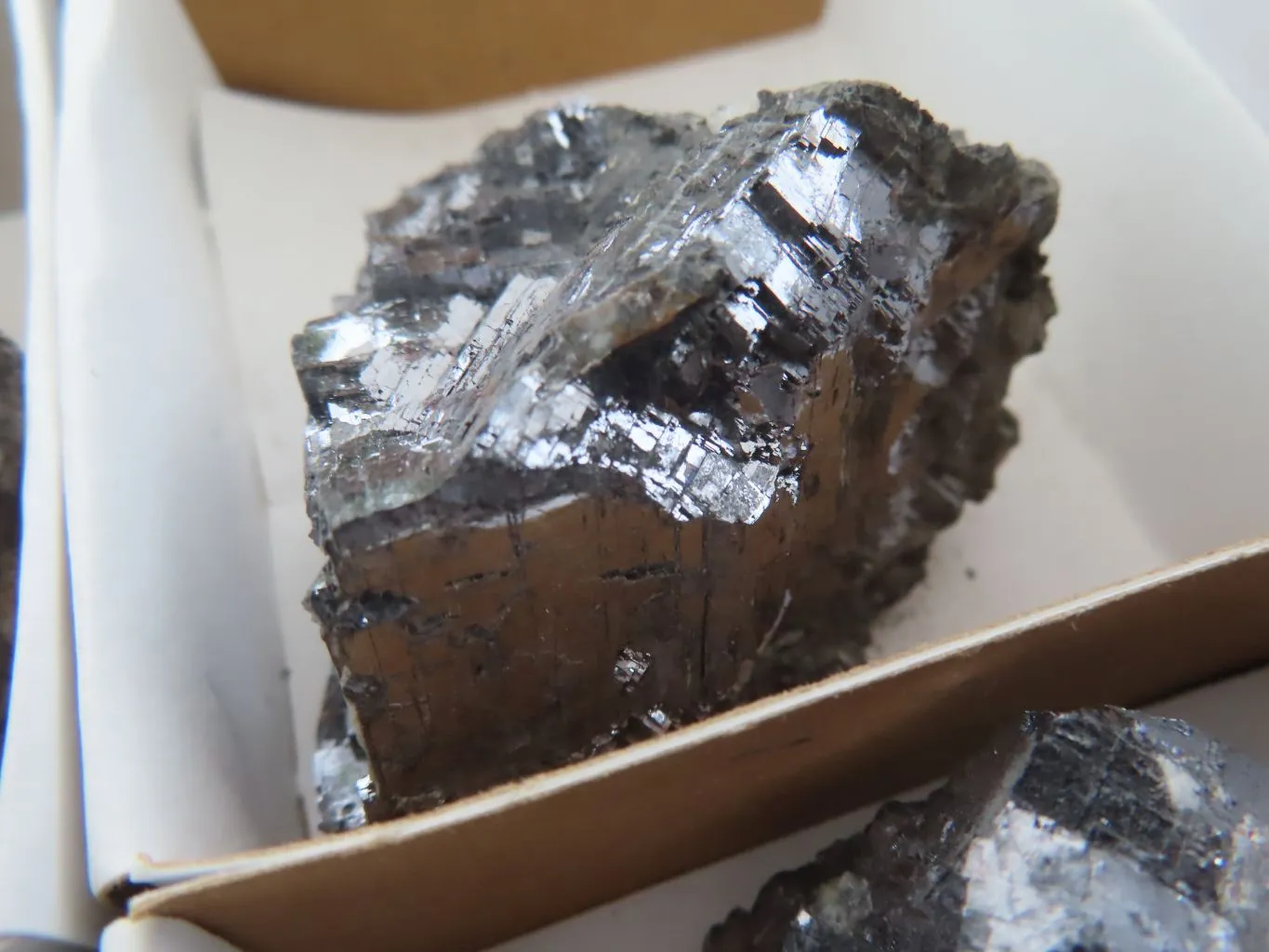 Natural Rare Silver Lead Galena Specimens x 12 From Namibia