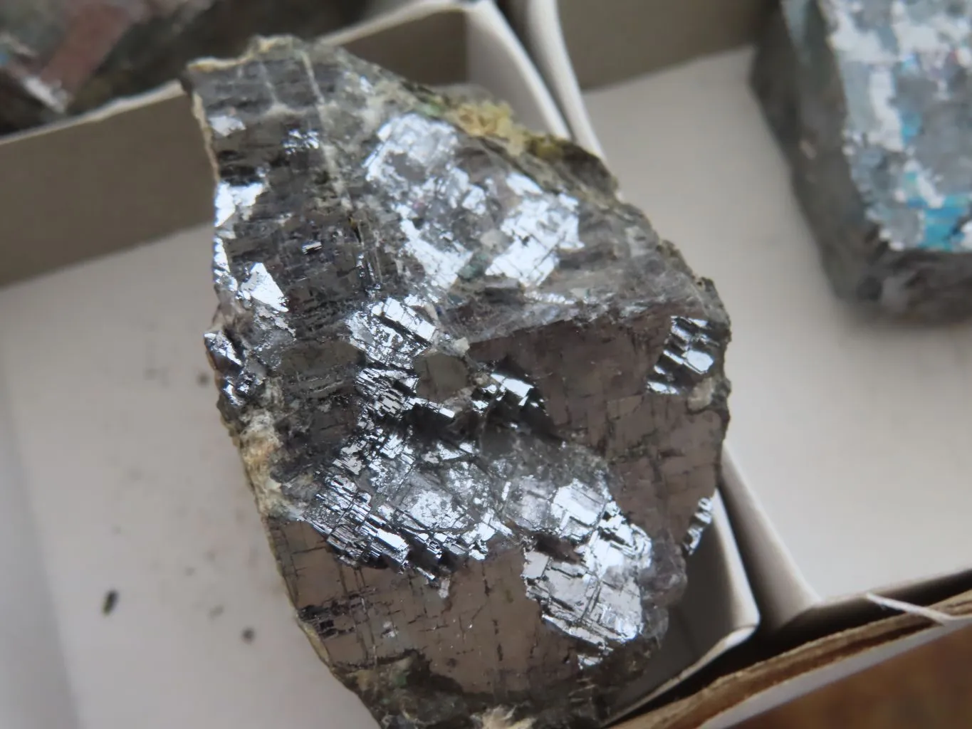 Natural Rare Silver Lead Galena Specimens x 12 From Namibia