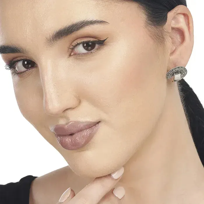Oxidized Circular Studs