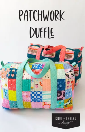 Patchwork Duffle Pattern by Kaitlyn Howell for Knot and Thread Designs