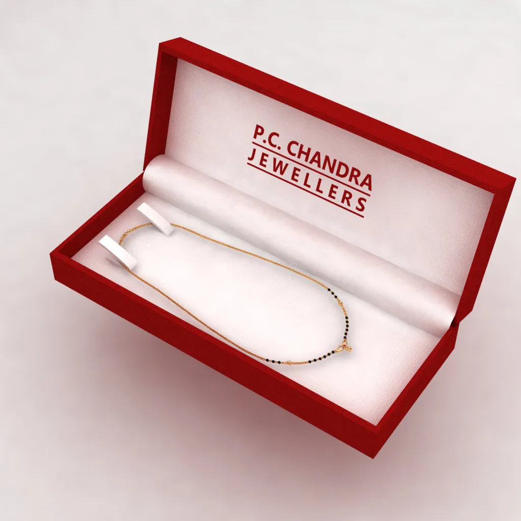 Pc Chandra Presents 18k Sleek Diamond Mangalsutra For Women