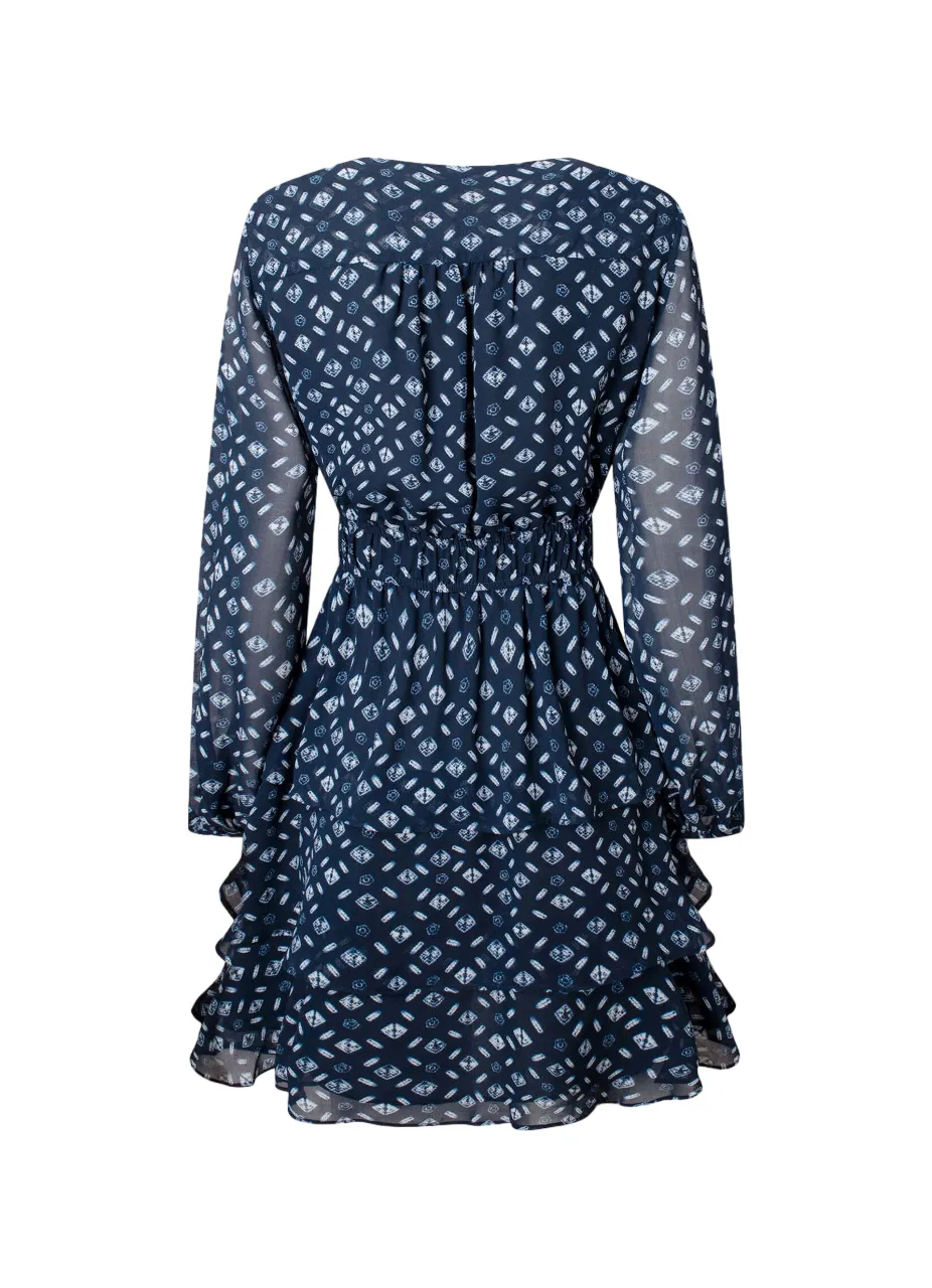 Pepe Jeans Mini Abito Fantasia Eyra PL953255 0AA multi