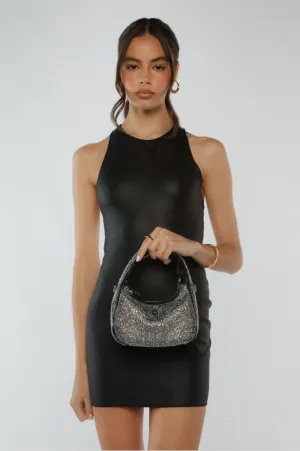 PETA   JAIN Mira Bag - Black Diamante