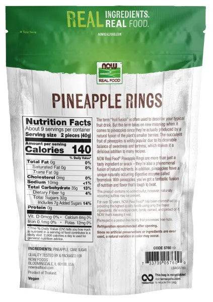 Pineapple Rings No Added Sulphur 12oz