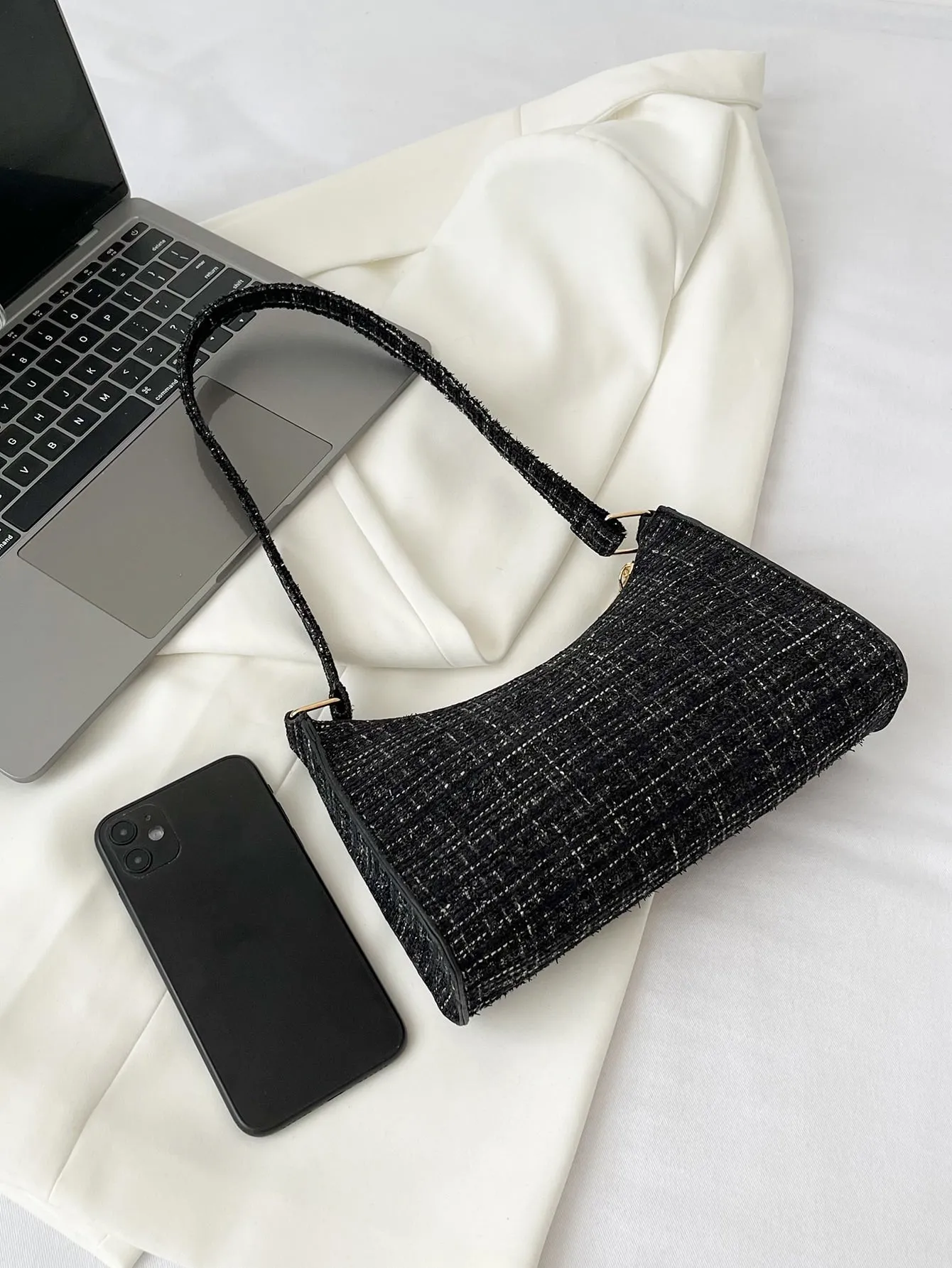 Plaid Pattern Bag Handbag
