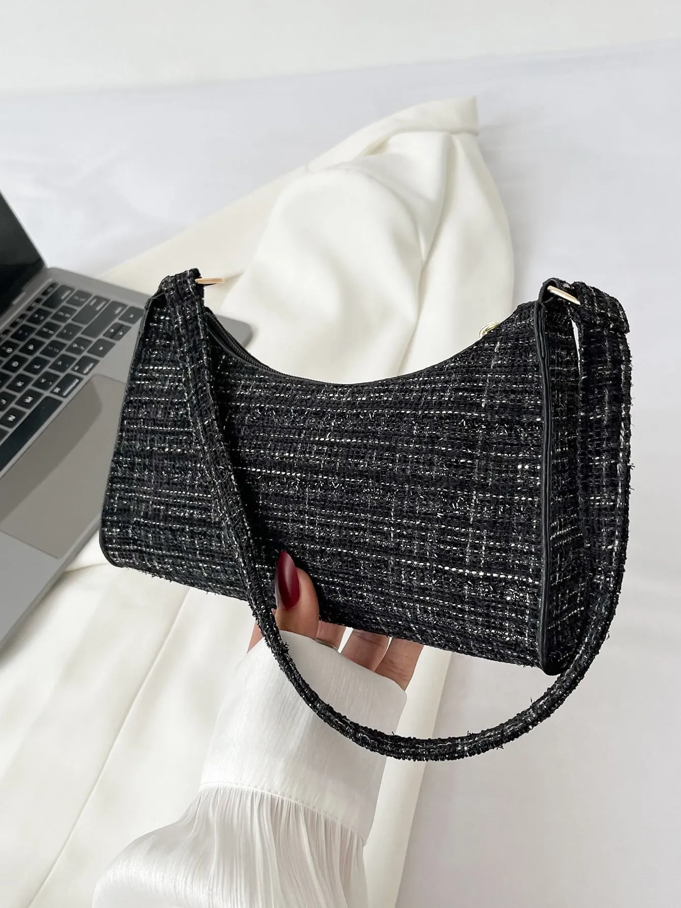 Plaid Pattern Bag Handbag