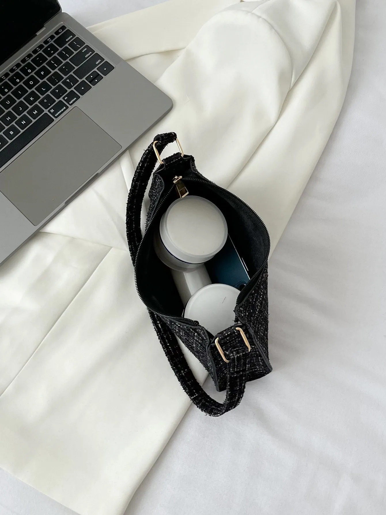 Plaid Pattern Bag Handbag