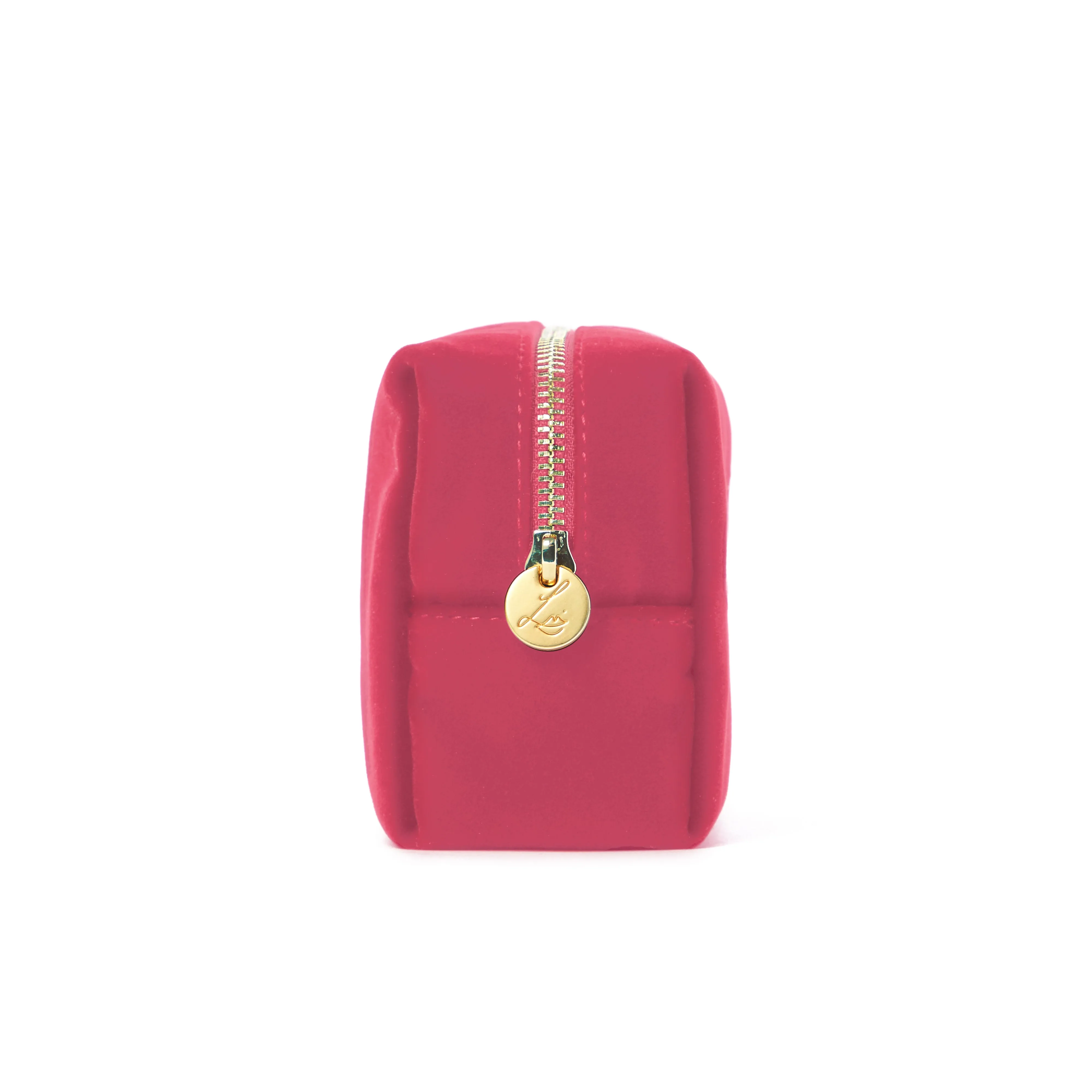 Pompadour Pink Velvet (Makeup Pouch)