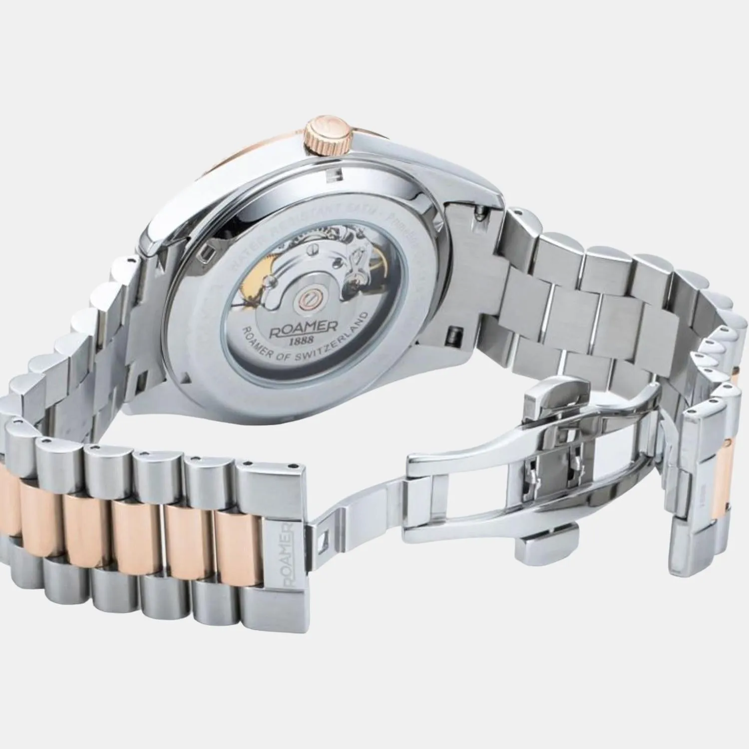 Primeline Daydate Men's Analog Stainless Steel Automatic Watch 981662 47 45 90