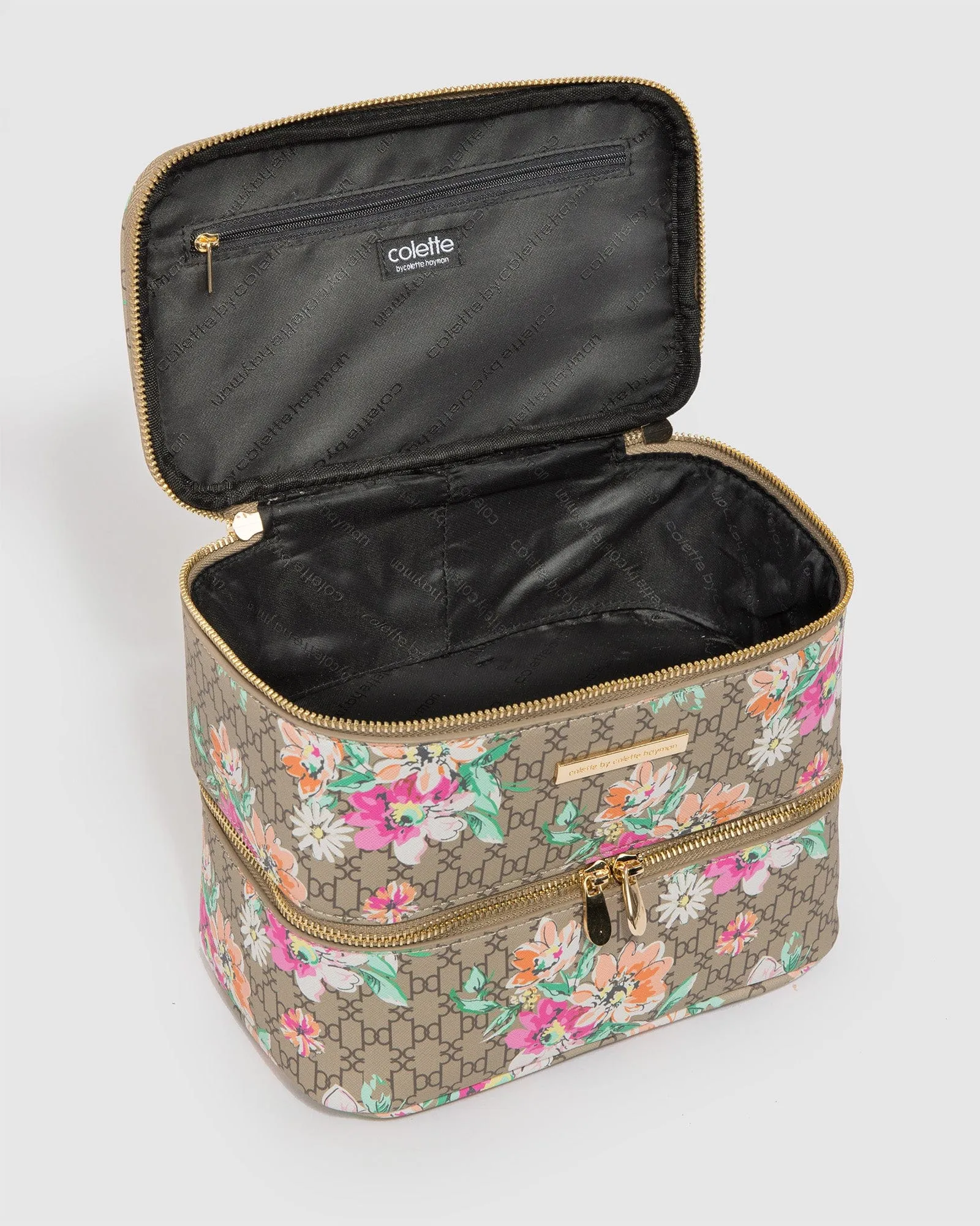 Print Summer Double Mono Cosmetic Case