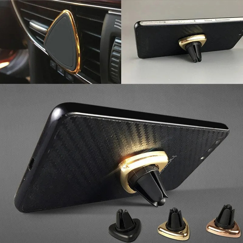 Pxel Magnetic Car Phone Holder Aircon Frame Vent Triangle Mount for Smartphones
