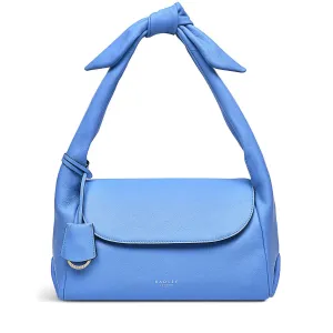 Radley Cranwell Medium Flapover Shoulder Bag Tranquil Blue