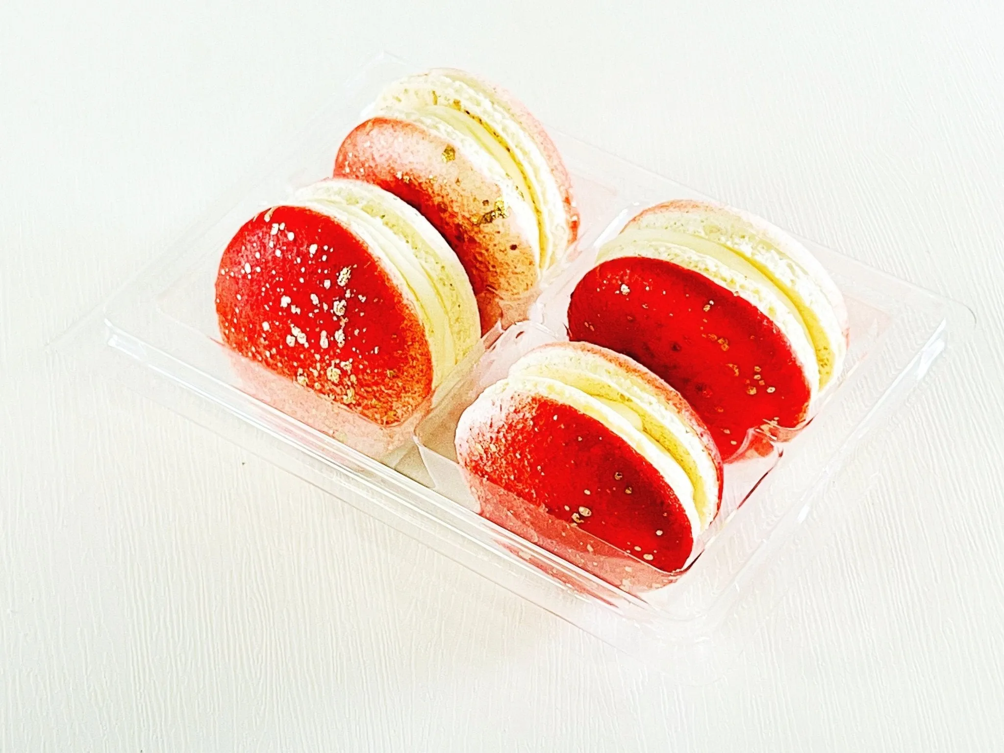 Rambutan Pineapple Vegan Macarons