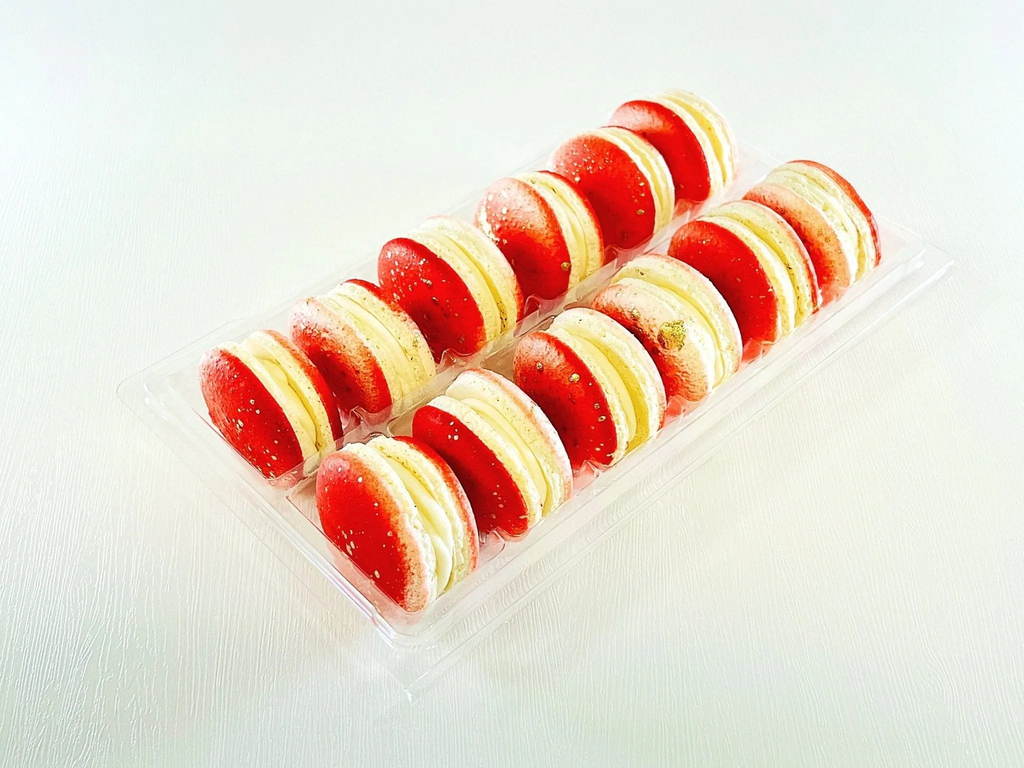 Rambutan Pineapple Vegan Macarons