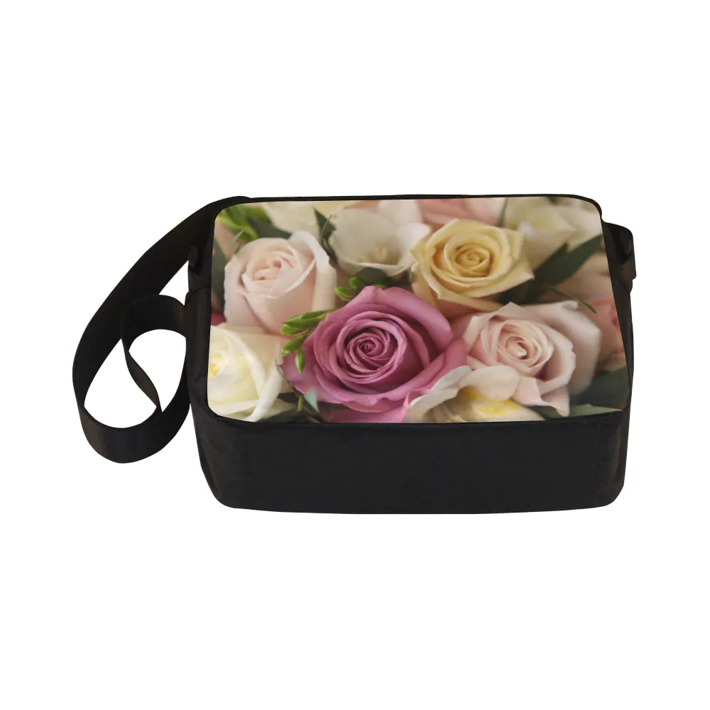 Roses Pastel Cross-Body Shoulder Bag