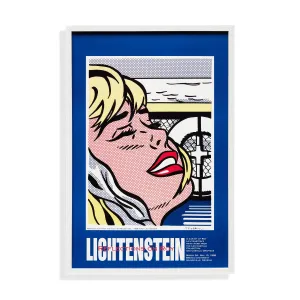Roy Lichtenstein Shipboard Girl Framed Poster