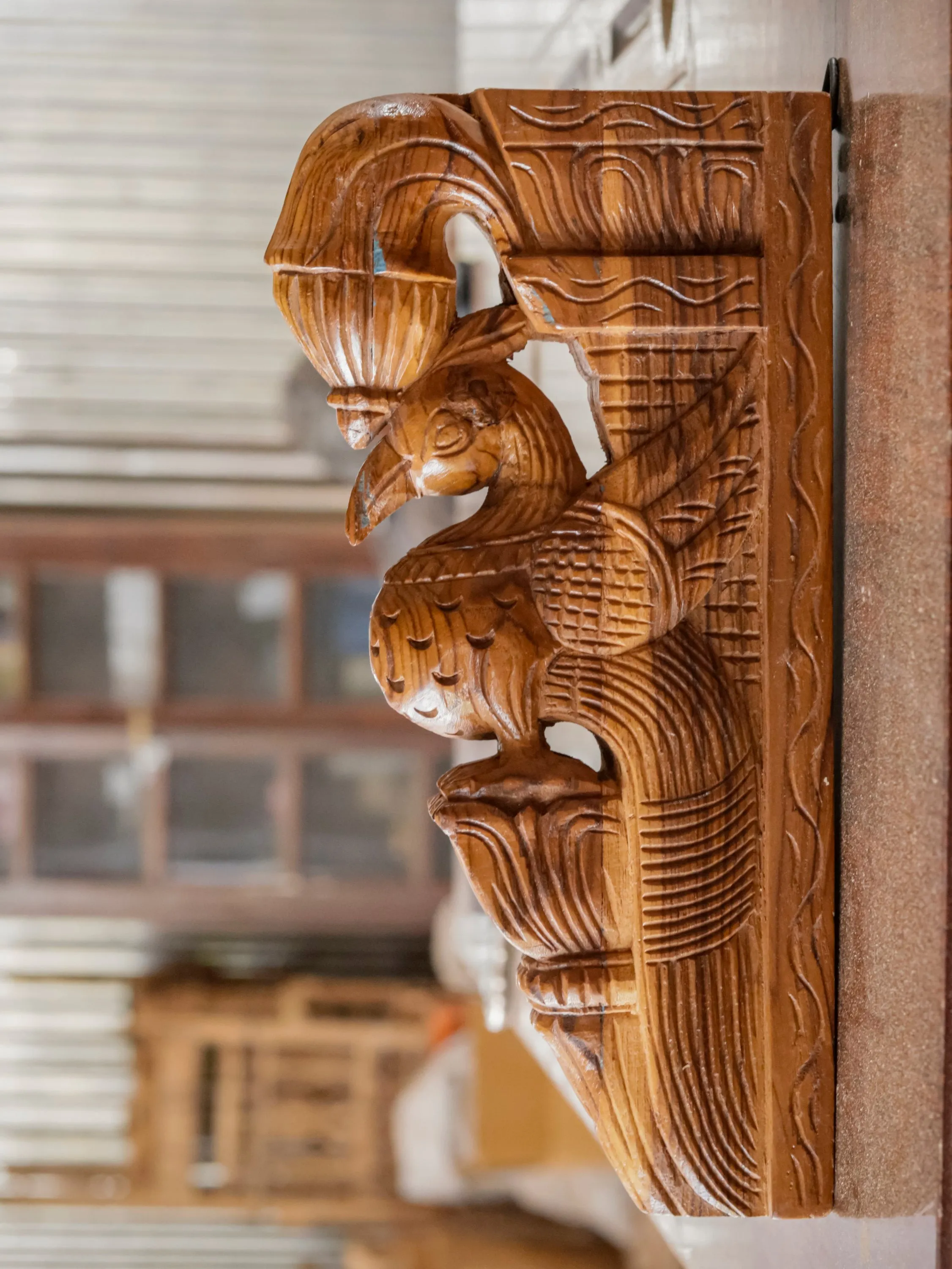 Royal Bird Solid teak Door Bracket