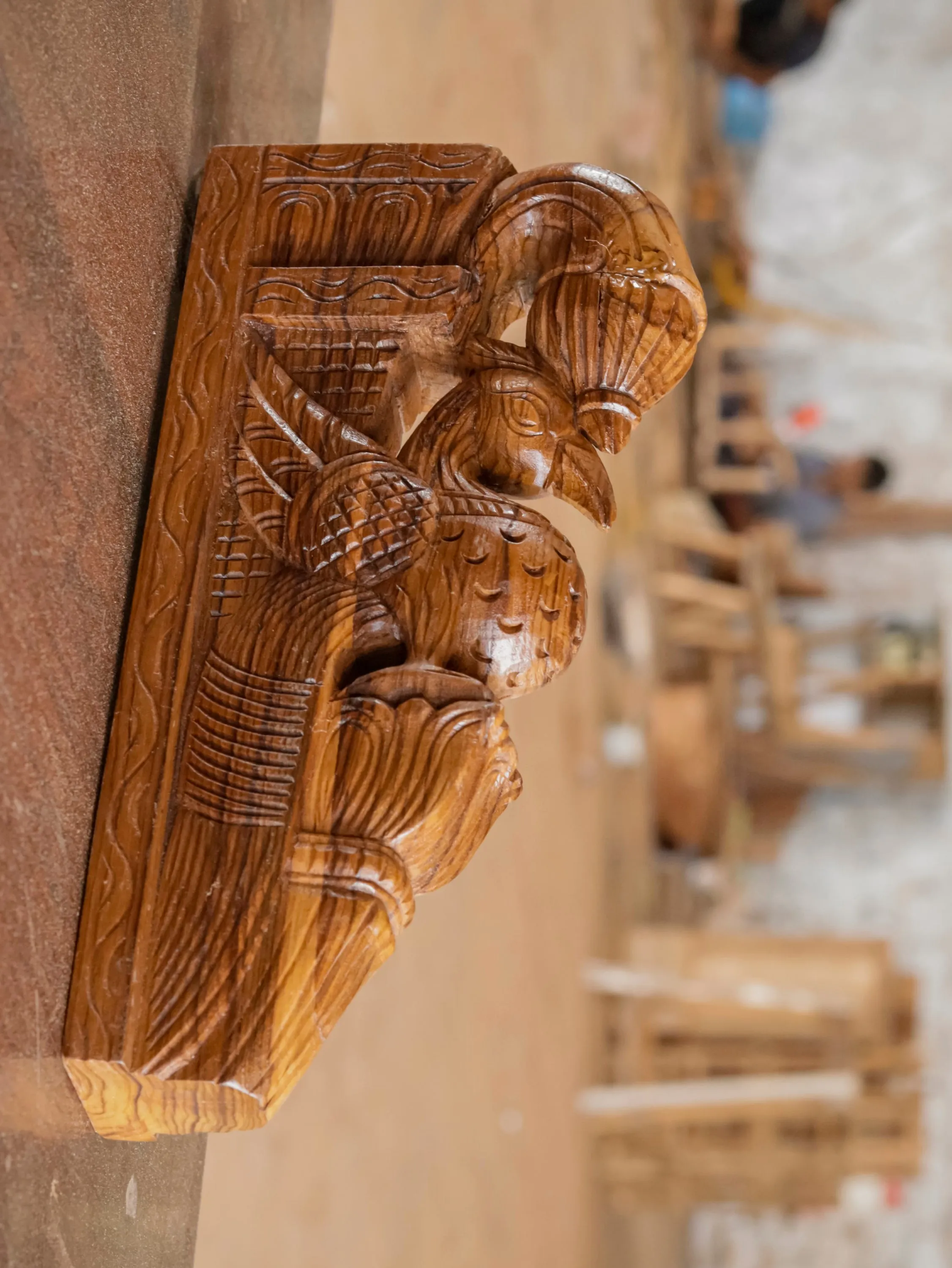 Royal Bird Solid teak Door Bracket