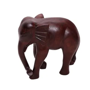 Royal Wooden Elephant (Gajraj) walking figurine