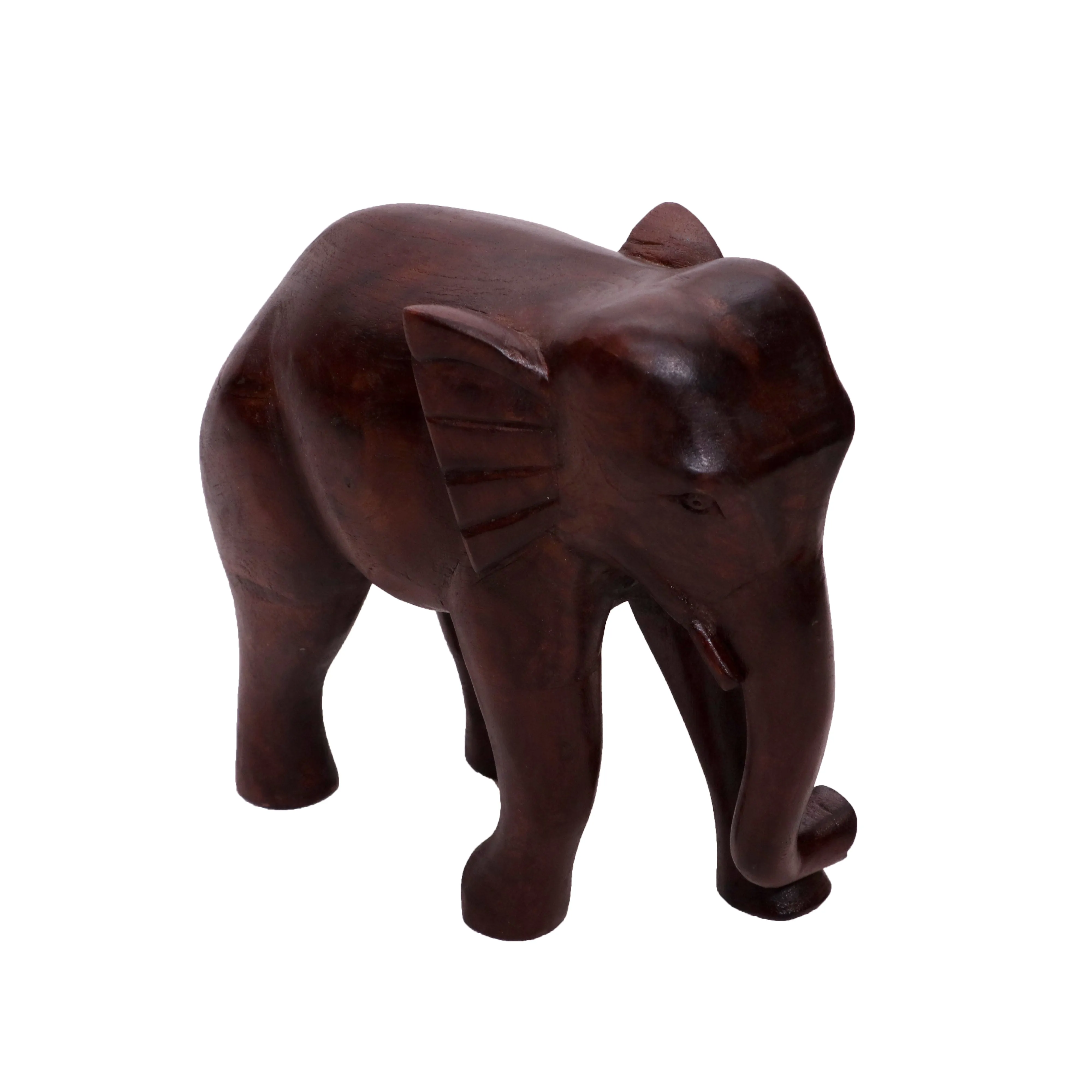 Royal Wooden Elephant (Gajraj) walking figurine