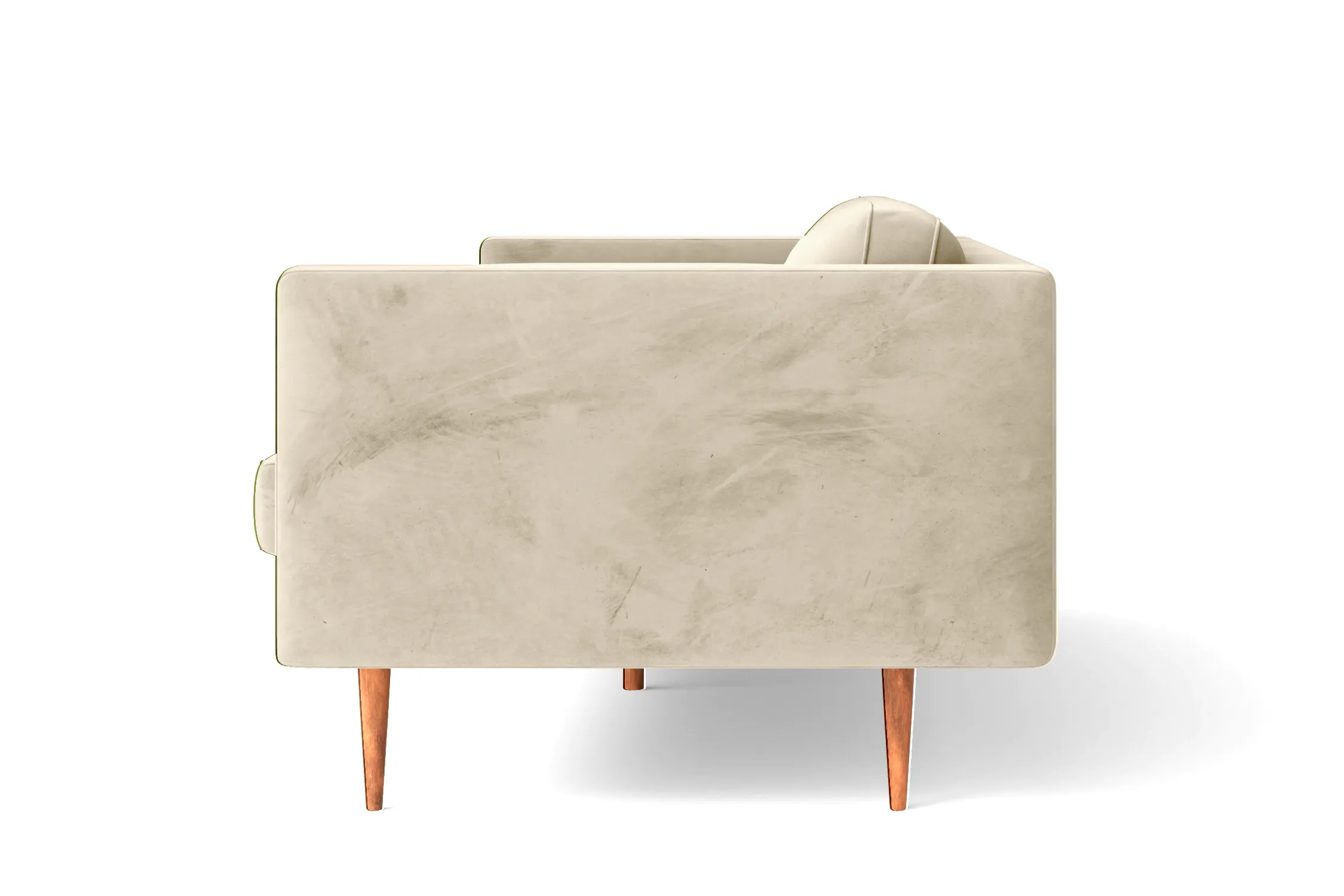 Salerno 2 Seater Sofa Cream Velvet