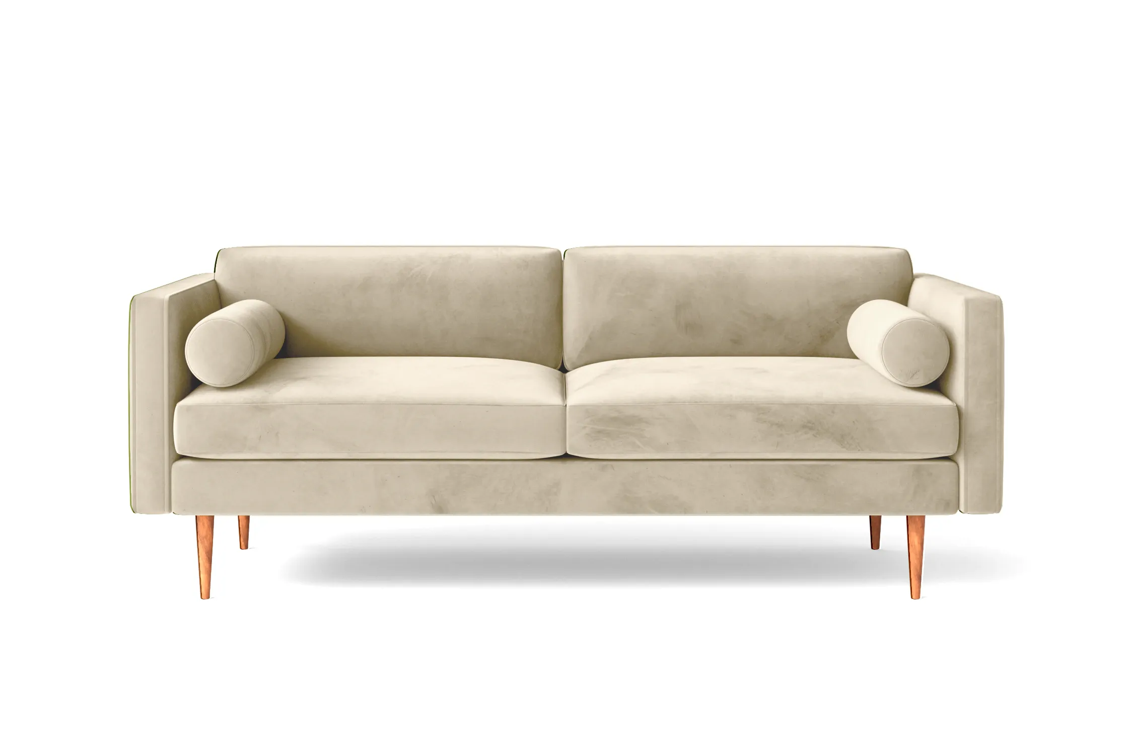 Salerno 2 Seater Sofa Cream Velvet