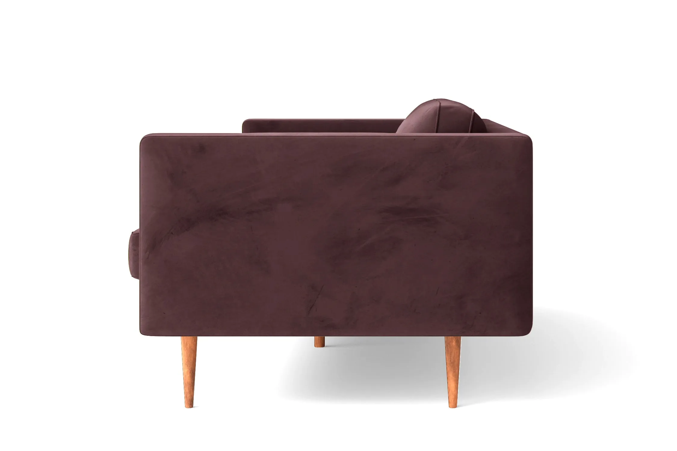 Salerno 4 Seater Sofa Grape Velvet