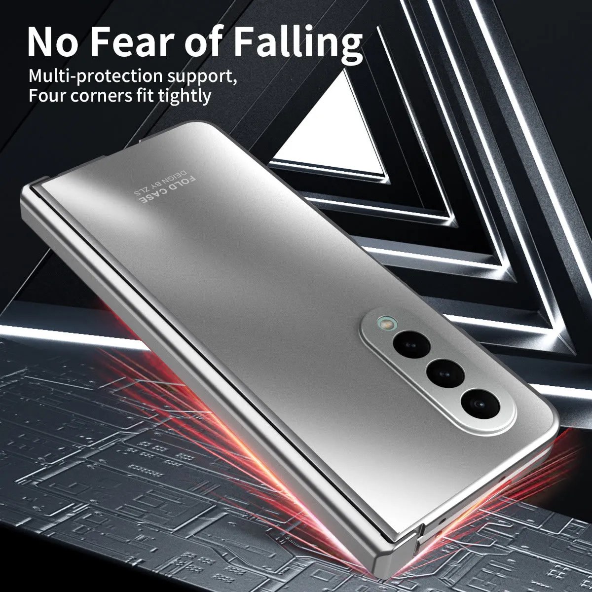 Samsung Z Fold Solid Color Slim Anti-Scratch Shockproof Phone Case for Samsung