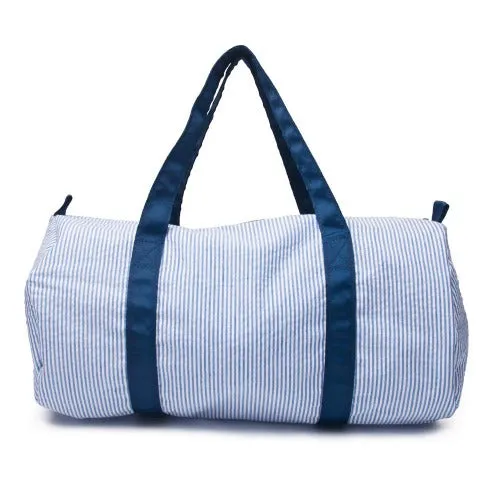 Seersucker Duffel Bag Personalized Duffel