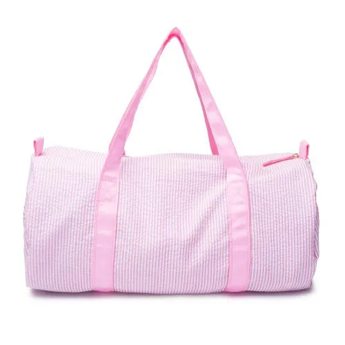 Seersucker Duffel Bag Personalized Duffel
