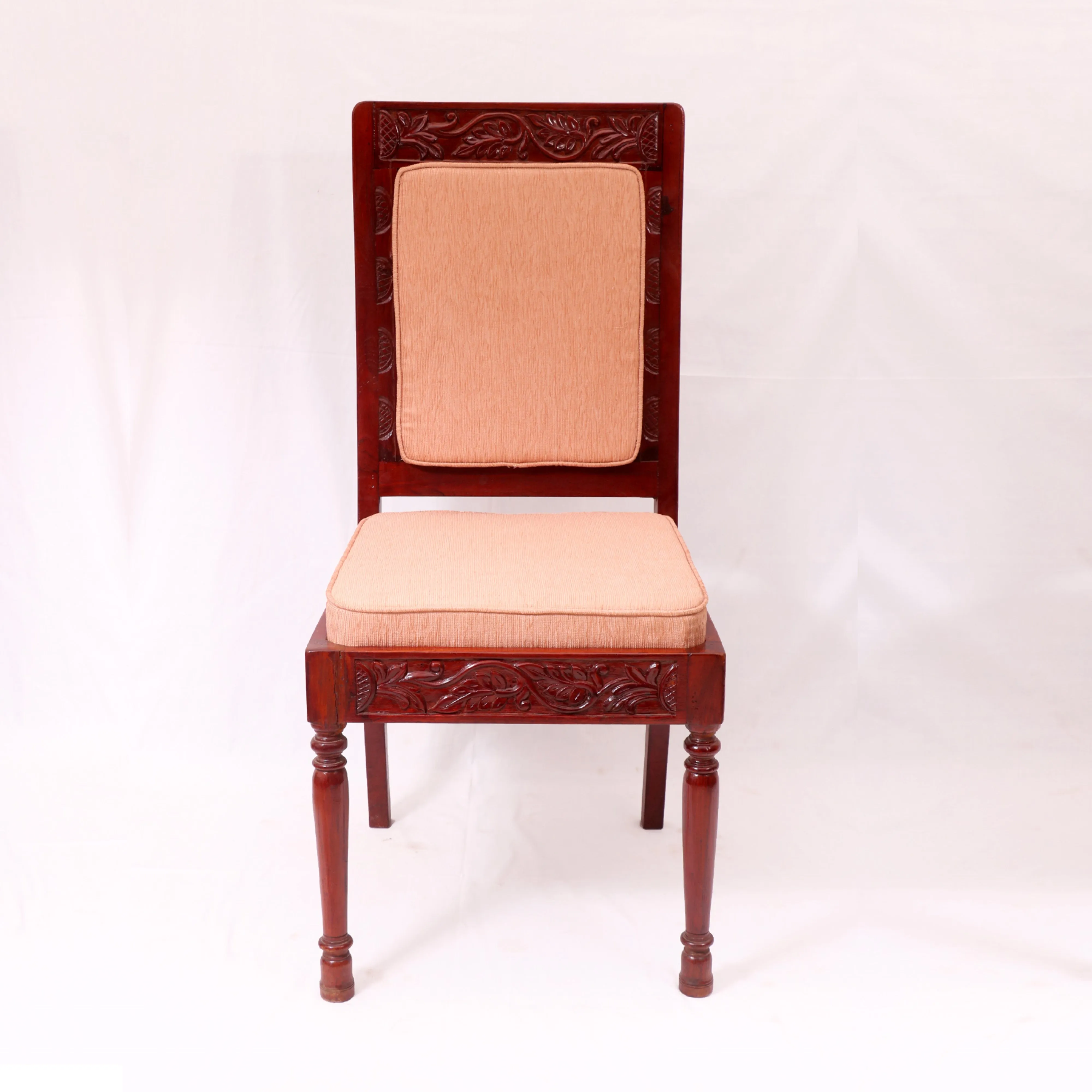 (Set of 2) Perfect Square Wooden Carving Chair