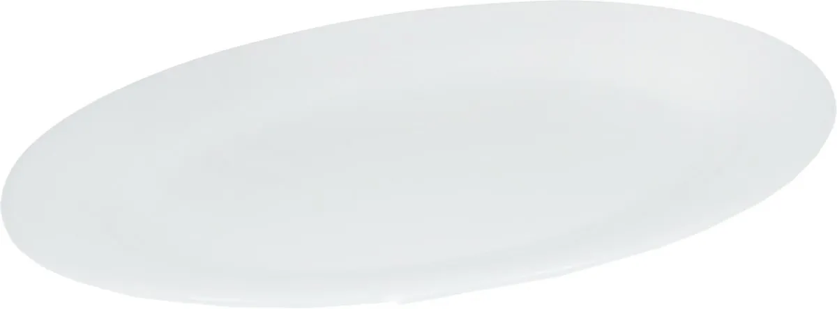 Set Of 6 White Professional Oval Plate / Platter 10" inch |