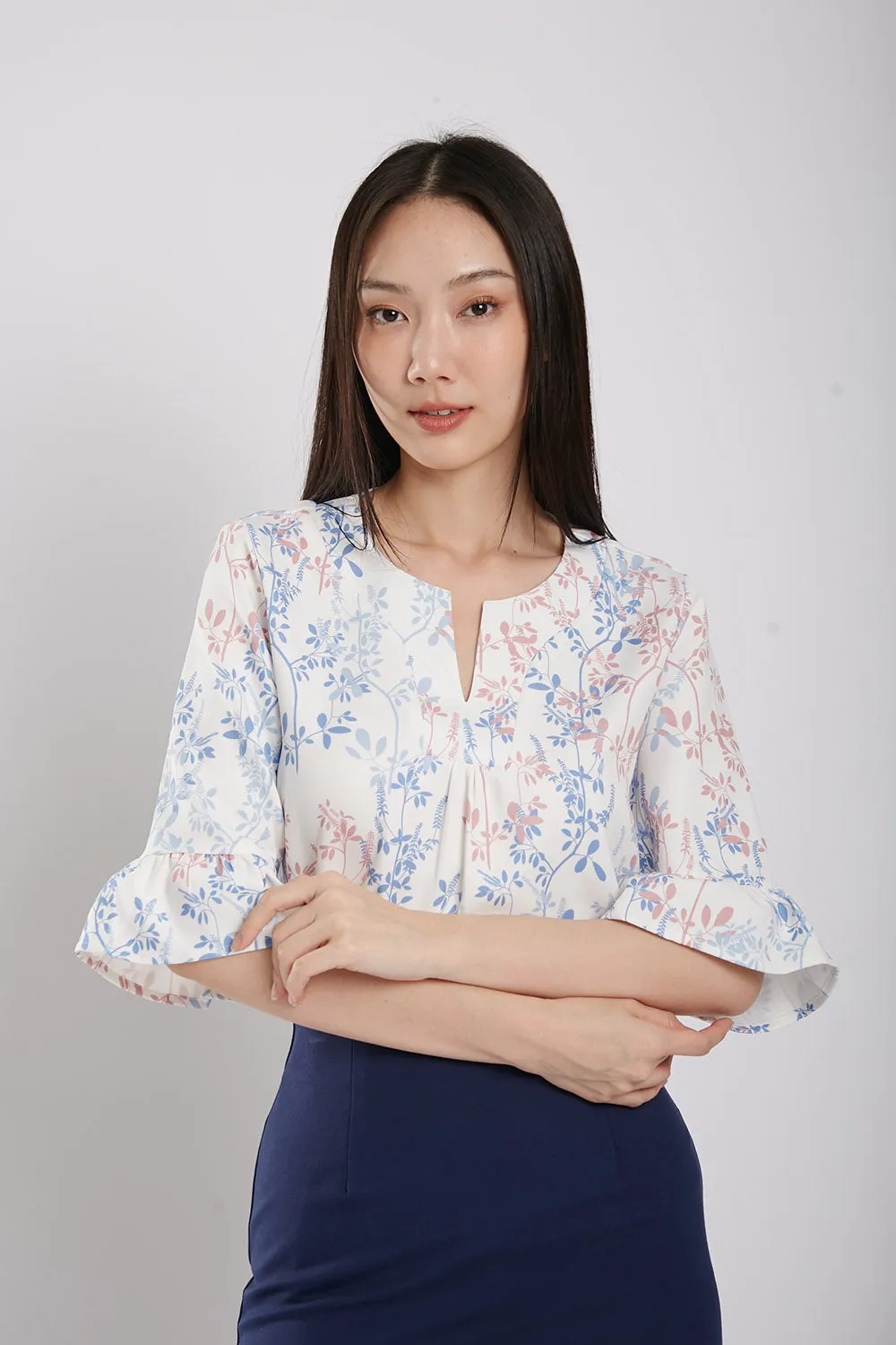 Sevynn Blouse in Floral Print