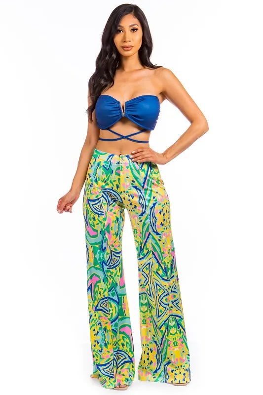 Sexy Summer Two Piece Pant Set