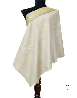 Silver Zari Reversible Pashmina Stole 8026